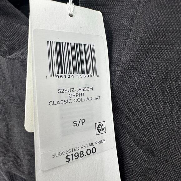 EILEEN FISHER Classic Collar Jacket Long Sleeve Black Size Small NWT - Picture 8 of 12